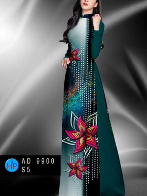 Vải áo dài hoa in 3D kiểu mới AD 9900 27 1600931963 781 Vai ao dai hoa in 3D kieu moi AD 9900