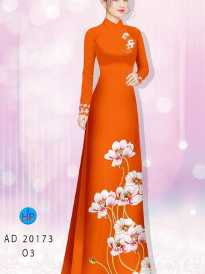1600932120 105 Vai ao dai hoa in 3D thiet ke 2020 AD