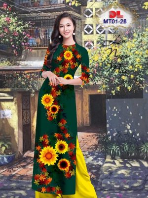 Vải Áo Dài Lụa Ngọc Mai Hoa Hướng Dương mới ra AD MT01 31 1601000534 76 Vai Ao Dai Lua Ngoc Mai Hoa Huong Duong moi