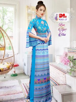 Vải Áo Dài Lụa Ngọc Mai Hoa Văn mới ra AD 9161 35 1601001155 197 Vai Ao Dai Lua Ngoc Mai Hoa Van moi ra
