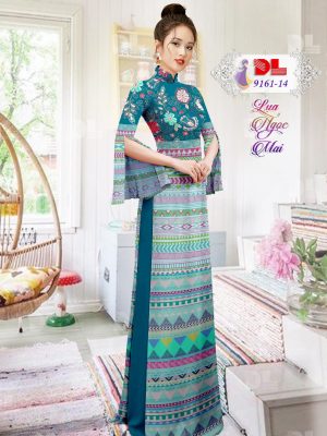 Vải Áo Dài Lụa Ngọc Mai Hoa Văn mới ra AD 9161 41 1601001156 993 Vai Ao Dai Lua Ngoc Mai Hoa Van moi ra
