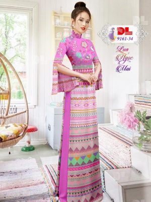 Vải Áo Dài Lụa Ngọc Mai Hoa Văn mới ra AD 9161 44 1601001157 22 Vai Ao Dai Lua Ngoc Mai Hoa Van moi ra