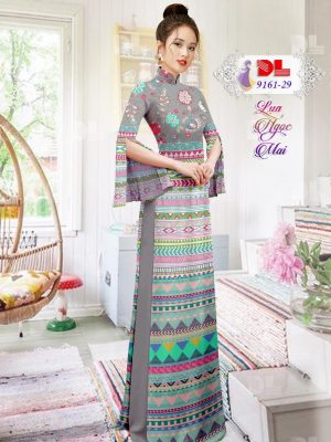 Vải Áo Dài Lụa Ngọc Mai Hoa Văn mới ra AD 9161 50 1601001158 594 Vai Ao Dai Lua Ngoc Mai Hoa Van moi ra