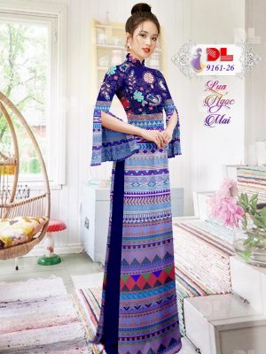 Vải Áo Dài Lụa Ngọc Mai Hoa Văn mới ra AD 9161 46 1601001158 881 Vai Ao Dai Lua Ngoc Mai Hoa Van moi ra