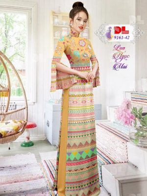 Vải Áo Dài Lụa Ngọc Mai Hoa Văn mới ra AD 9161 57 1601001160 163 Vai Ao Dai Lua Ngoc Mai Hoa Van moi ra