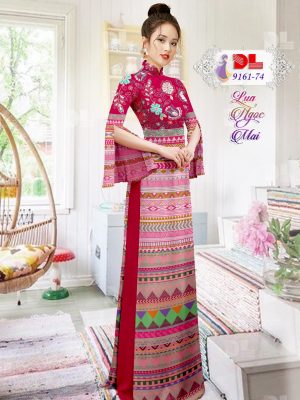 Vải Áo Dài Lụa Ngọc Mai Hoa Văn mới ra AD 9161 59 1601001161 914 Vai Ao Dai Lua Ngoc Mai Hoa Van moi ra