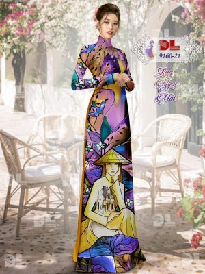 Vải Áo Dài Lụa Ngọc Mai Hình Cô Gái thiết kế 2020 AD 9160 27 1601001528 245 Vai Ao Dai Lua Ngoc Mai Hinh Co Gai thiet