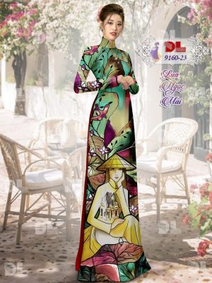 Vải Áo Dài Lụa Ngọc Mai Hình Cô Gái thiết kế 2020 AD 9160 29 1601001528 611 Vai Ao Dai Lua Ngoc Mai Hinh Co Gai thiet