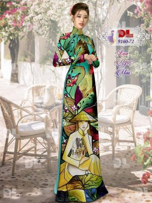 Vải Áo Dài Lụa Ngọc Mai Hình Cô Gái thiết kế 2020 AD 9160 31 1601001529 22 Vai Ao Dai Lua Ngoc Mai Hinh Co Gai thiet