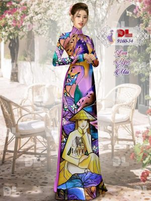 Vải Áo Dài Lụa Ngọc Mai Hình Cô Gái thiết kế 2020 AD 9160 39 1601001532 533 Vai Ao Dai Lua Ngoc Mai Hinh Co Gai thiet