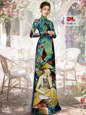 Vải Áo Dài Lụa Ngọc Mai Hình Cô Gái thiết kế 2020 AD 9160 44 1601001533 263 Vai Ao Dai Lua Ngoc Mai Hinh Co Gai thiet