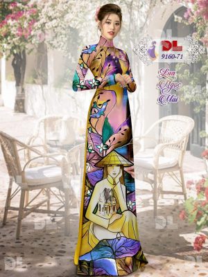 Vải Áo Dài Lụa Ngọc Mai Hình Cô Gái thiết kế 2020 AD 9160 49 1601001534 225 Vai Ao Dai Lua Ngoc Mai Hinh Co Gai thiet