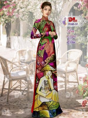Vải Áo Dài Lụa Ngọc Mai Hình Cô Gái thiết kế 2020 AD 9160 48 1601001534 598 Vai Ao Dai Lua Ngoc Mai Hinh Co Gai thiet
