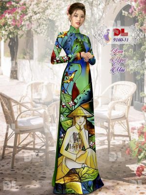 Vải Áo Dài Lụa Ngọc Mai Hình Cô Gái thiết kế 2020 AD 9160 47 1601001534 627 Vai Ao Dai Lua Ngoc Mai Hinh Co Gai thiet