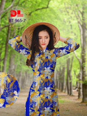 Vải Áo Dài Lụa Ngọc Mai Hình Lá thiết kế 2020 AD BT965 15 1601001680 526 Vai Ao Dai Lua Ngoc Mai Hinh La thiet ke