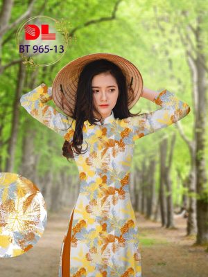 Vải Áo Dài Lụa Ngọc Mai Hình Lá thiết kế 2020 AD BT965 18 1601001680 629 Vai Ao Dai Lua Ngoc Mai Hinh La thiet ke