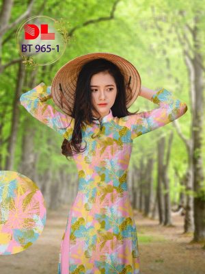 Vải Áo Dài Lụa Ngọc Mai Hình Lá thiết kế 2020 AD BT965 19 1601001681 607 Vai Ao Dai Lua Ngoc Mai Hinh La thiet ke