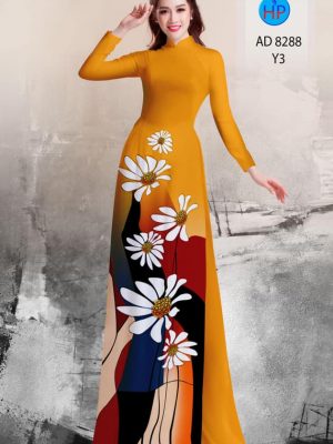 Vải áo dài hoa cúc thiết kế 2020 AD 8288 22 1601016060 547 Vai ao dai hoa cuc thiet ke 2020 AD 8288