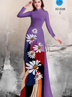 Vải áo dài hoa cúc thiết kế 2020 AD 8288 23 1601016060 919 Vai ao dai hoa cuc thiet ke 2020 AD 8288