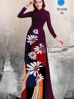 Vải áo dài hoa cúc thiết kế 2020 AD 8288 24 1601016061 566 Vai ao dai hoa cuc thiet ke 2020 AD 8288