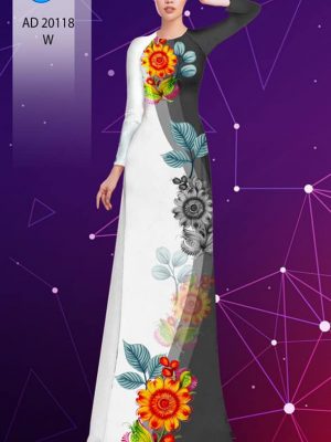 1601018804 127 Vai ao dai hoa in 3D thiet ke 2020 AD