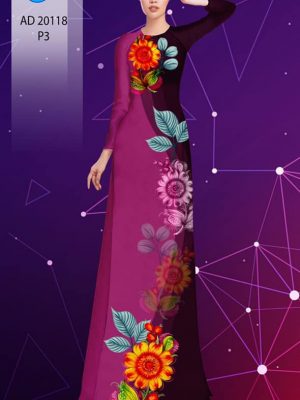1601018804 76 Vai ao dai hoa in 3D thiet ke 2020 AD