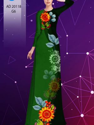1601018805 540 Vai ao dai hoa in 3D thiet ke 2020 AD