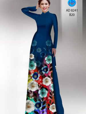 1601019132 284 Vai ao dai hoa in 3D kieu moi AD 8241