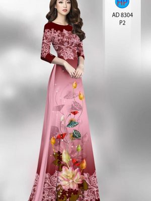 Vải áo dài hoa sen kiểu mới AD 9304 21 1601265279 182 Vai ao dai hoa sen kieu moi AD 9304