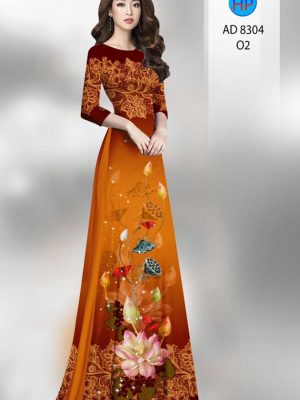 Vải áo dài hoa sen kiểu mới AD 9304 26 1601265280 111 Vai ao dai hoa sen kieu moi AD 9304