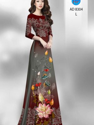 Vải áo dài hoa sen kiểu mới AD 9304 25 1601265280 487 Vai ao dai hoa sen kieu moi AD 9304