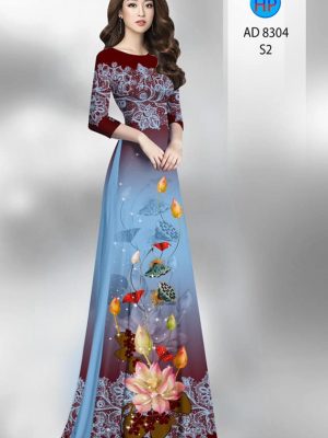 Vải áo dài hoa sen kiểu mới AD 9304 33 1601265281 325 Vai ao dai hoa sen kieu moi AD 9304