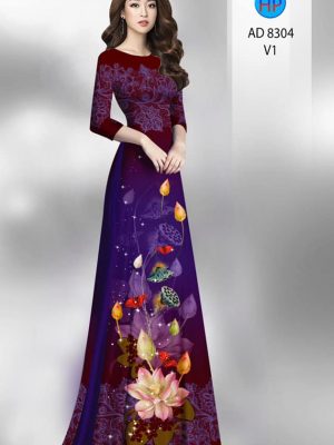 Vải áo dài hoa sen kiểu mới AD 9304 34 1601265281 533 Vai ao dai hoa sen kieu moi AD 9304