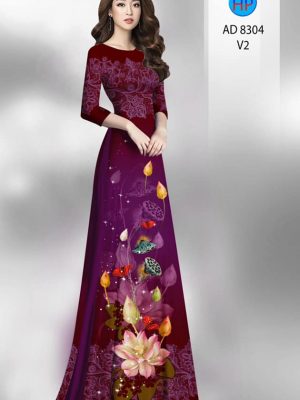 Vải áo dài hoa sen kiểu mới AD 9304 36 1601265282 420 Vai ao dai hoa sen kieu moi AD 9304