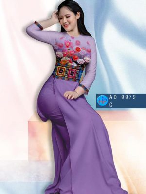 Vải áo dài hoa in 3D kiểu mới AD 9972 35 1601266026 158 Vai ao dai hoa in 3D kieu moi AD 9972