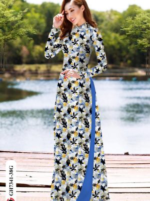 Vải áo dài in hình lá thiết kế 2020 AD GH7341 24 1601266698 939 Vai ao dai in hinh la thiet ke 2020 AD