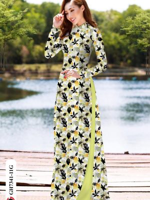 Vải áo dài in hình lá thiết kế 2020 AD GH7341 26 1601266700 30 Vai ao dai in hinh la thiet ke 2020 AD