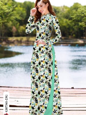 Vải áo dài in hình lá thiết kế 2020 AD GH7341 28 1601266701 373 Vai ao dai in hinh la thiet ke 2020 AD