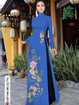 Vải áo dài hoa hồng thiết kế 2020 AD GH7348 22 1601266834 862 Vai ao dai hoa hong thiet ke 2020 AD GH7348