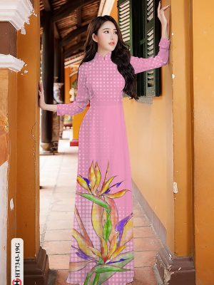 Vải áo dài hoa thiên điểu thiết kế 2020 AD HT7343 17 1601267023 118 Vai ao dai hoa thien dieu thiet ke 2020 AD