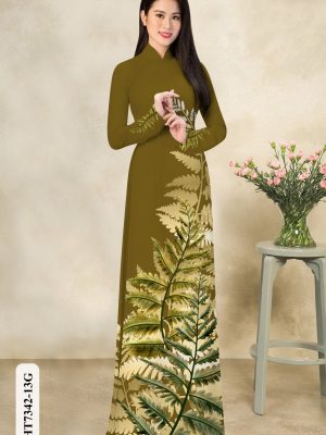 Vải áo dài in hình lá thiết kế 2020 AD HT7342 20 1601267261 423 Vai ao dai in hinh la thiet ke 2020 AD