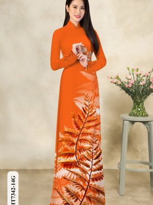 Vải áo dài in hình lá thiết kế 2020 AD HT7342 21 1601267262 657 Vai ao dai in hinh la thiet ke 2020 AD