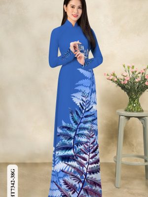 Vải áo dài in hình lá thiết kế 2020 AD HT7342 28 1601267263 12 Vai ao dai in hinh la thiet ke 2020 AD