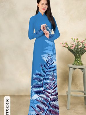 Vải áo dài in hình lá thiết kế 2020 AD HT7342 29 1601267263 424 Vai ao dai in hinh la thiet ke 2020 AD