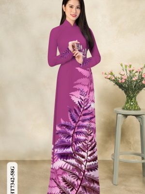 Vải áo dài in hình lá thiết kế 2020 AD HT7342 27 1601267263 535 Vai ao dai in hinh la thiet ke 2020 AD