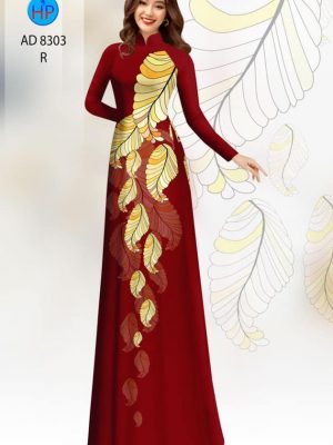 Vải áo dài hình lá mới ra AD 8303 31 1601268985 319 Vai ao dai hinh la moi ra AD 8303