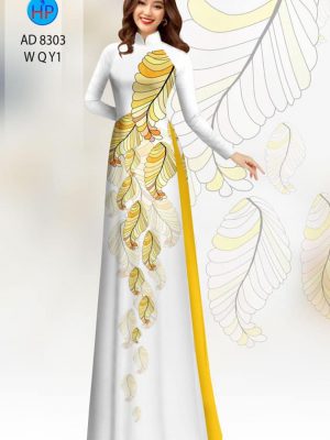Vải áo dài hình lá mới ra AD 8303 29 1601268985 473 Vai ao dai hinh la moi ra AD 8303