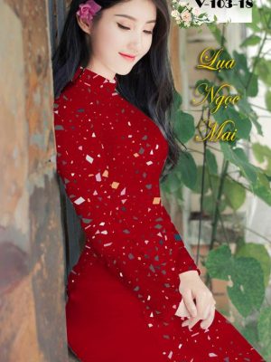 Vải Áo Dài Lụa Ngọc Mai Hoa Văn thiết kế 2020 AD V103 26 1601279447 111 Vai Ao Dai Lua Ngoc Mai Hoa Van thiet ke