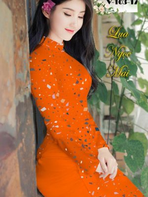 Vải Áo Dài Lụa Ngọc Mai Hoa Văn thiết kế 2020 AD V103 25 1601279447 317 Vai Ao Dai Lua Ngoc Mai Hoa Van thiet ke