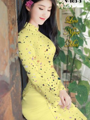 Vải Áo Dài Lụa Ngọc Mai Hoa Văn thiết kế 2020 AD V103 28 1601279448 571 Vai Ao Dai Lua Ngoc Mai Hoa Van thiet ke